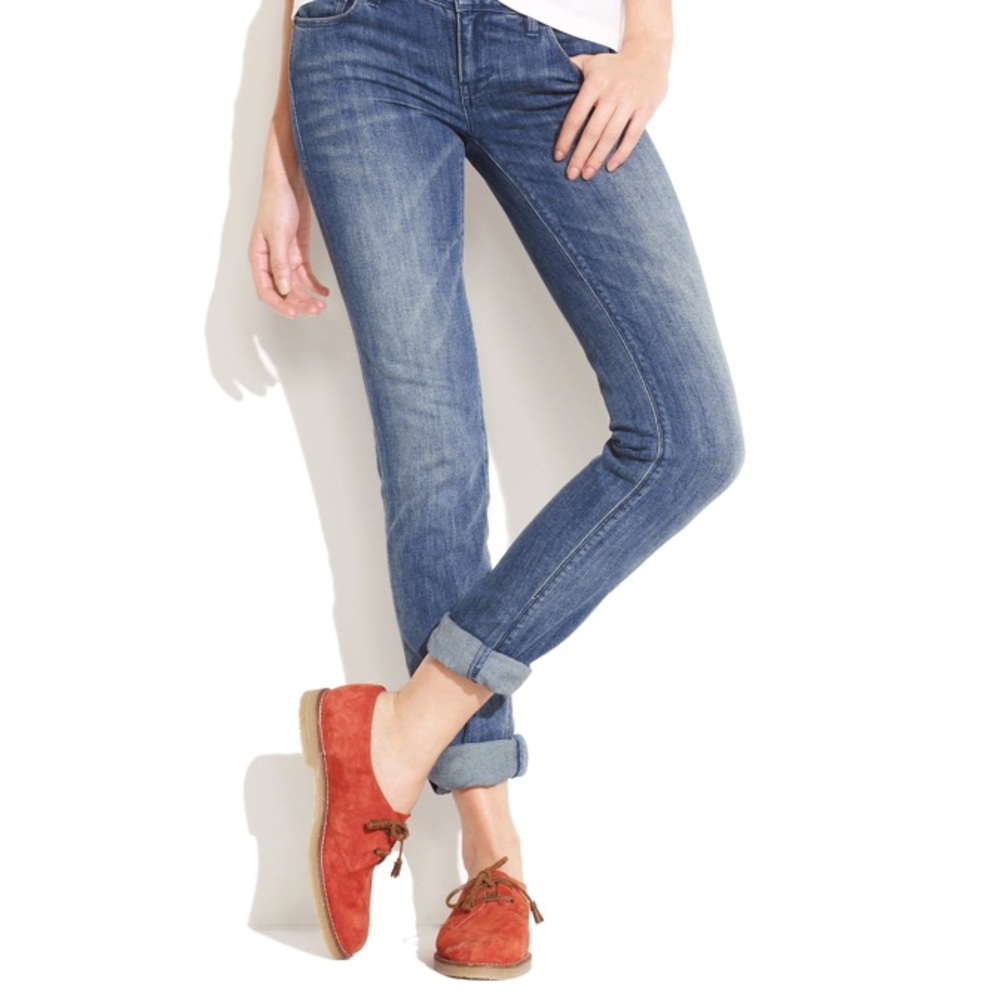 Madewell Rail Straight Mid Rise Jeans